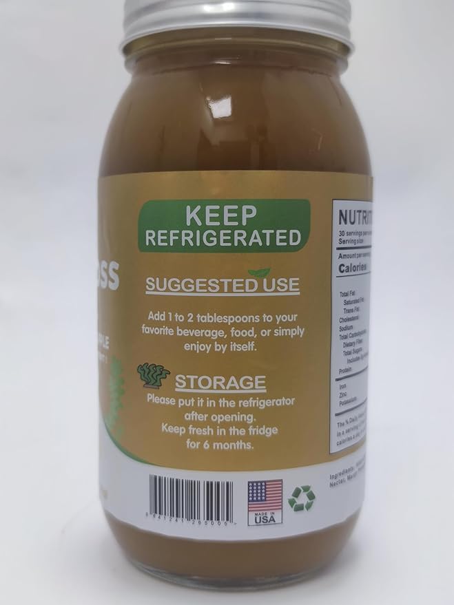 (28OZ Irish Sea Moss Gel Mango Pineapple Flavor - Natural Seamoss Gel with 92 Minerals and Vitamins - Non-GMO, Gluten-Free, Vegan - Immune Support