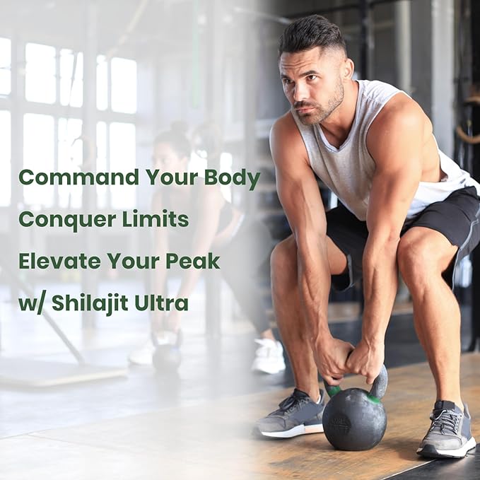 Shilajit for Men Women, Shilajit with Naturally Fulvic Acid & L-Arginine, Himalayan Shilajits for Extra Power, Stamina & Immune Support, Non-GMO, Made in USA, 60 Capsules, 1,300mg Per Serving