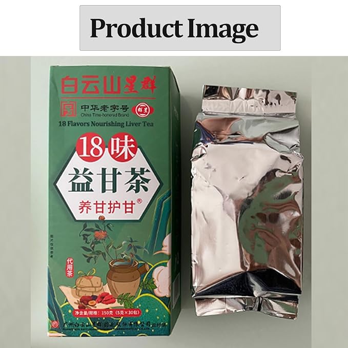 Daily Liver Tea, 18 Flavors Liver Tea with 18 Different Herbs for Better Liver (2 Boxes 60 Bags)