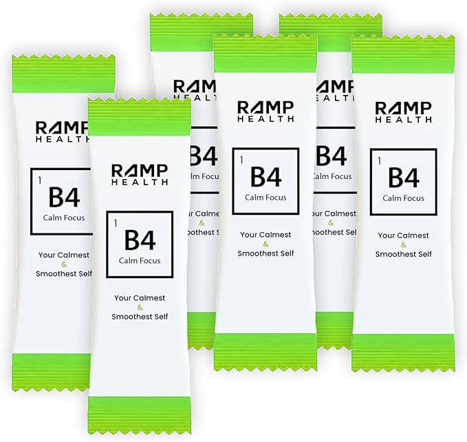 B4 - Supplement - Available in 6 Flavors - L-Theanine, Lemon Balm Extract, and More - 10 Count (10 Packets, Citrus Smooth)