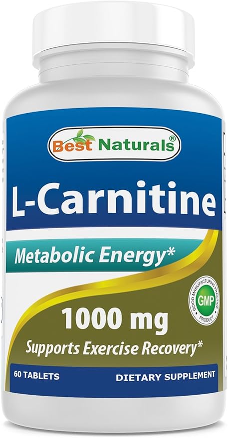 Best Naturals L-Carnitine 1000mg 60 Tablets (60 Count (Pack of 1))