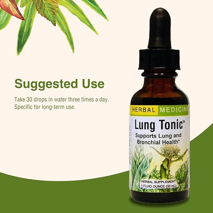 Herbs Etc. - Lung Tonic - Promotes Healthy Lung Function - 1fl oz
