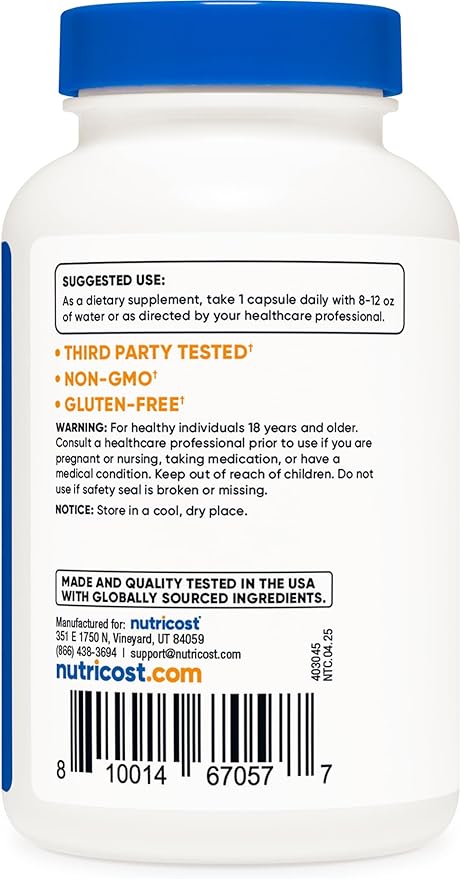 Nutricost White Kidney Beans Capsules 6,500mg Equivalent, 120 Capsules - Vegetarian Caps, Gluten Free and GMO Free