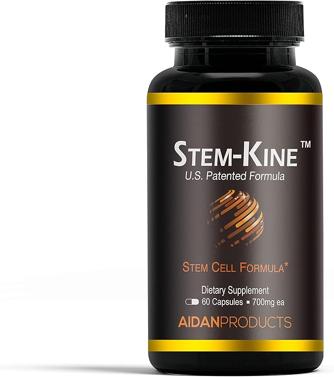 Aging Support Supplement Package with Stem-Kine, Infla-Kine & Vein Caps, to Support Healthy Aging, Cellular Health, Vein Health, and Healthy Joints, 60 Capsules Each