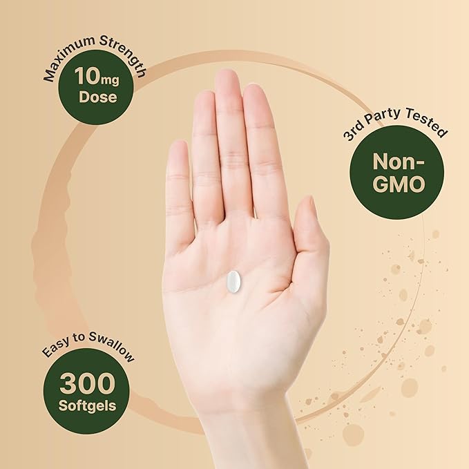 Boron 10mg, 300 Softgels with MCT Oil | High Absorption | Triple Action Boron Supplement for Men & Women | Glycinate, Citrate, & Aspartate Complex | Trace Minerals for Hormone, Bone, & Joint Support