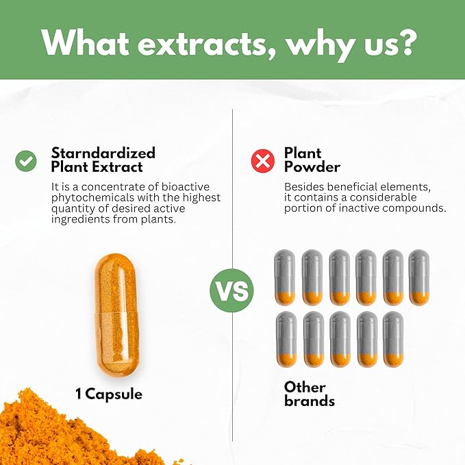 Boswellia Curcumin Ginger Extracts Supplement – Strong 95% Curcuminoids Natural Support Pills for Mobility & Flexibility – Extra Strength Boswelia with Turmeric Curcumin Organic Ginger Supplement