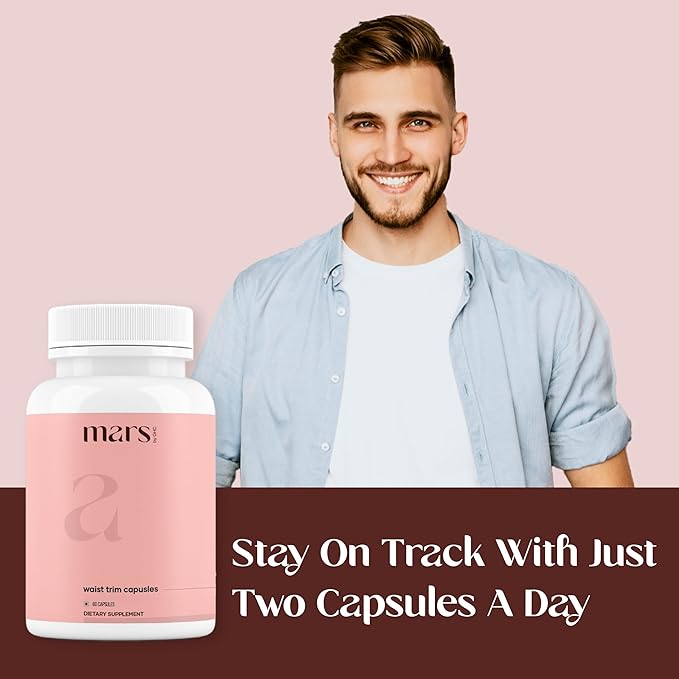 Mars Waist Trim Capsules : Powered with Magnesium Citrate, Bentonite Clay & Triphala | Good Health Comapny - 60 Capsules (Pack of 1) (3)