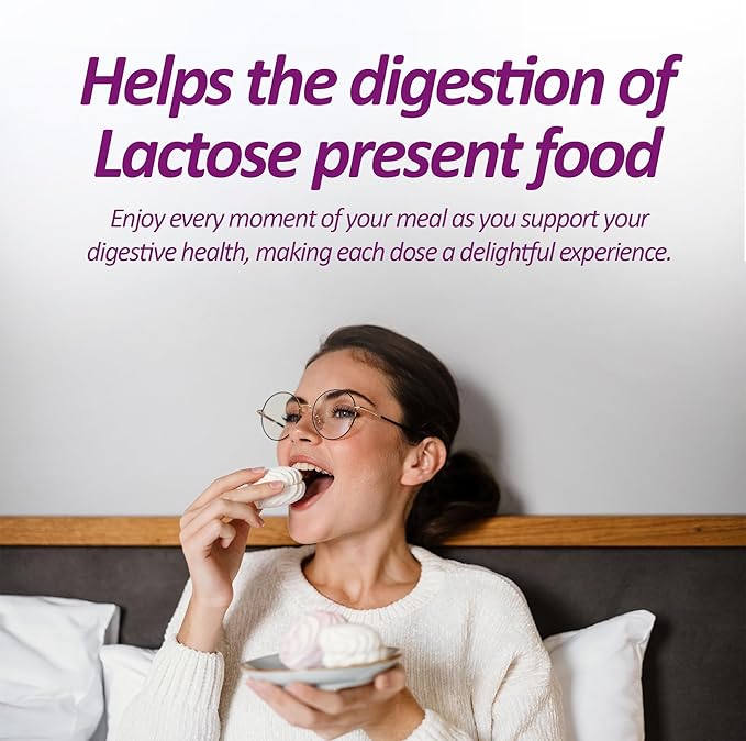 Lactase Enzyme 120 Tablets No Flavor - 9.000 FCC - Sensilatte – Quick Dissolution – Helps with Digestive Comfort – Prati Donaduzzi