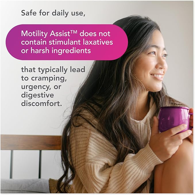 Biocidin Motility Assist - Gut Motility Supplement & Activator - Gut Health Regularity Formula with Digexin - Non-Laxative for Constipation Relief & Gas and Bloating Relief (30 Count)