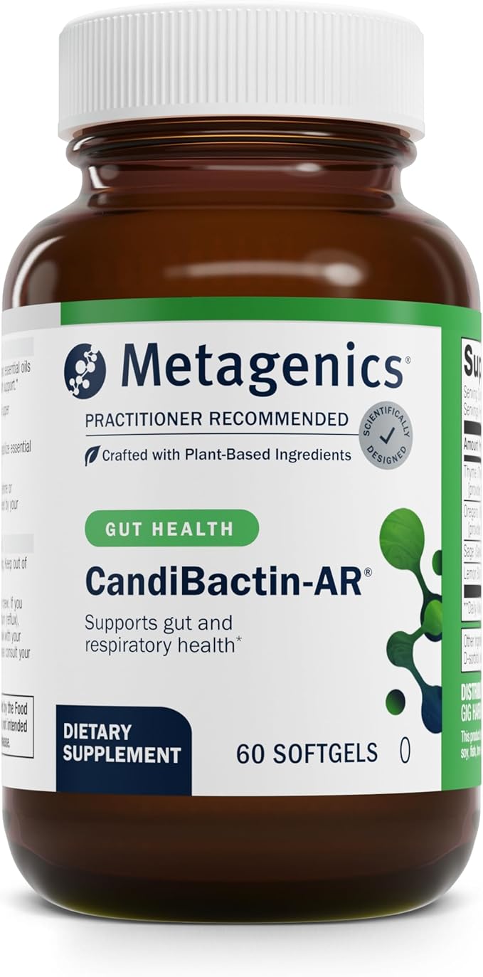 Metagenics Bundle - CandiBactin-BR (90 Tablets) & CandiBactin-AR (60 Softgels) - for Intestinal Support, Gut Health & Intestinal Microbial Balance