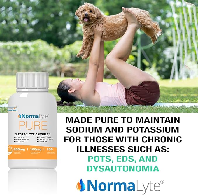 NormaLyte Electrolyte Capsules - Replenish Electrolytes for Peak Performance - Hydration Salt Pills with Essential Minerals for Energy Boost, and Muscle Recovery - 100ct/Bottle