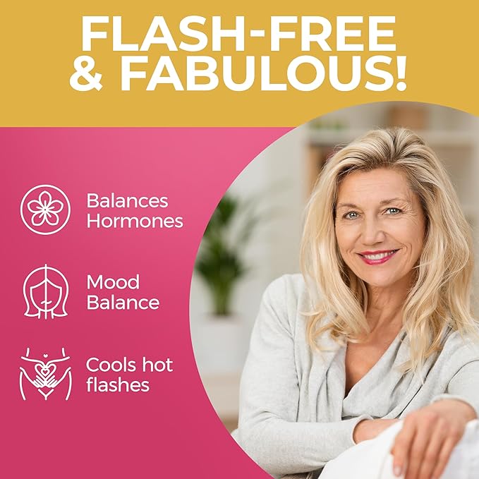 Lubracil Menopause Gummies for Women, Perimenopause Supplements with Black Cohosh & Ashwagandha, Hot Flashes, Night Sweats, Hormonal Balance, 180 Gummies (Pack of 2)