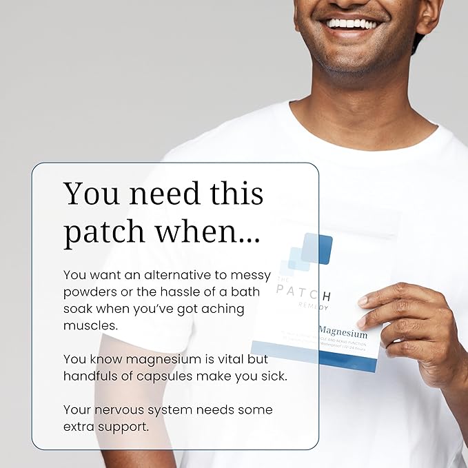 Magnesium Patch | Magnesium Glycinate | 30 Patches