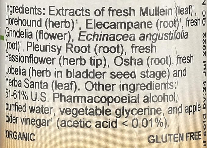 Herbs Etc. - Lung Tonic - Promotes Healthy Lung Function - 1fl oz