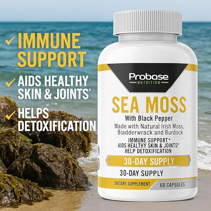 Sea Moss 60 Capsules 30-Day Supply