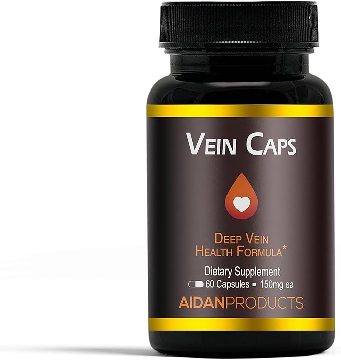 Aging Support Supplement Package with Stem-Kine, Infla-Kine & Vein Caps, to Support Healthy Aging, Cellular Health, Vein Health, and Healthy Joints, 60 Capsules Each