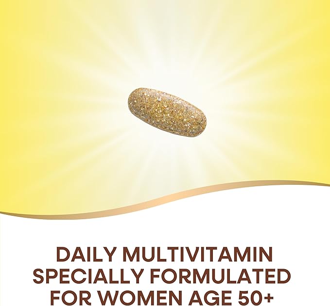 Nature’s Way Alive! Vitamins for Women 50 Plus, Complete Multivitamin, High Potency Formula, with Methylated B12, Gluten-Free, 150 Tablets