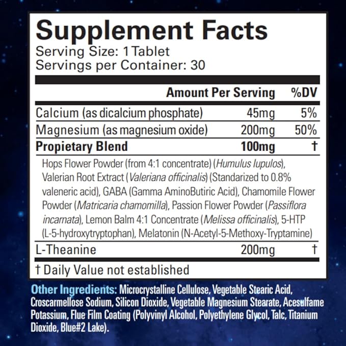 Sleep Supplement Gummies - All Natural, Passion Fruit Flavor, 60ct