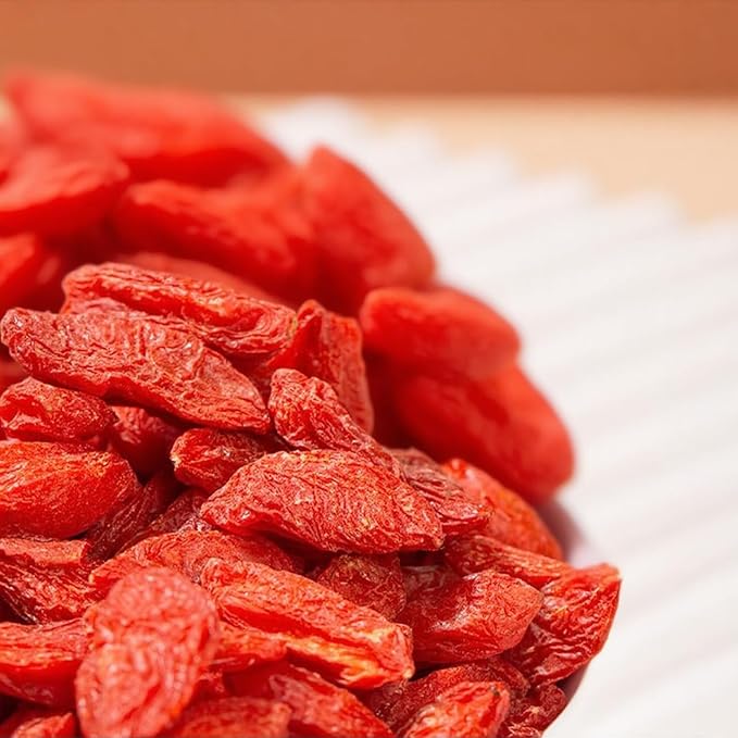 DABC OAK LAND Goji Berries, 2 LB Wolfberry Premium Large Berry Form 5A Wolfberry 100% Natural Sun-Dried Whole Fruit, S Great Flavor for Soup Drinks, Snacks, Beverages 2x 1LB/Bag XXXL