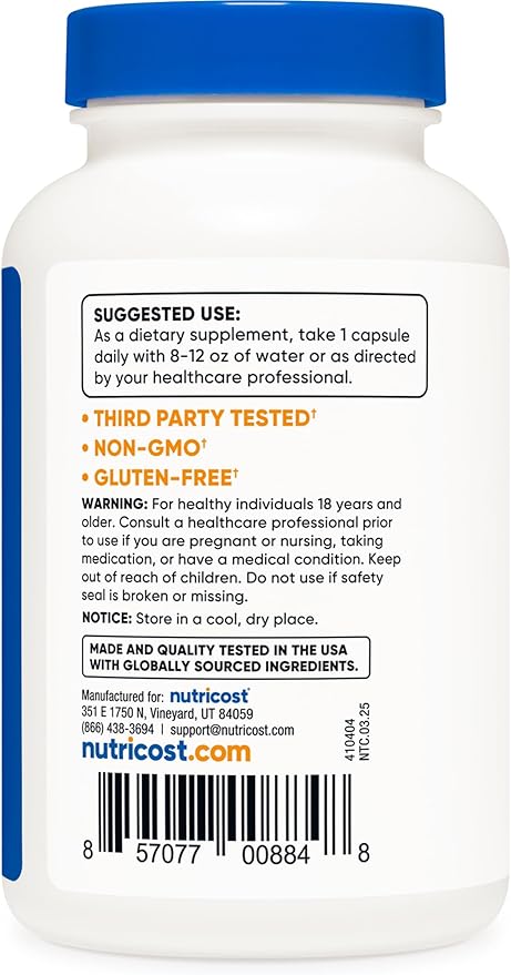 Nutricost Elderberry Capsules 575mg (120 Capsules) - Black Elderberry, Vegetarian, Gluten Free and Non-GMO Supplement
