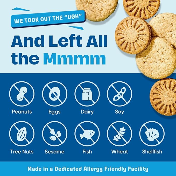 Partake Gluten Free Mini Classic Graham Crackers & Vanilla Wafer Cookies Variety Pack - Vegan - Free From the Top 9 Allergens Including Dairy, Wheat, Soy, Eggs, & Peanuts - Non GMO - Safe School & Office Snack (21 Packs, 0.67 oz)