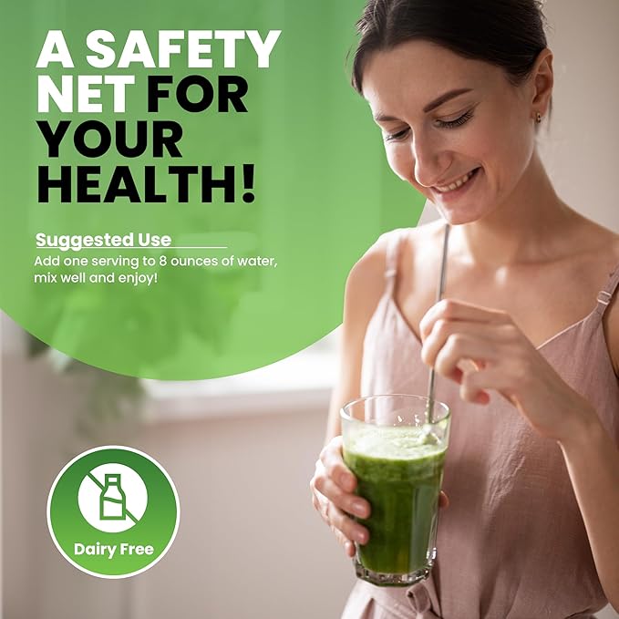 LiveGood Super Greens Powder Organic Superfood with Wheat Grass Powder, Daily Superfood Powder for Immune Support, Energy and Detox, Green Juice Powder Supplement (30 Servings), 12.38 Oz