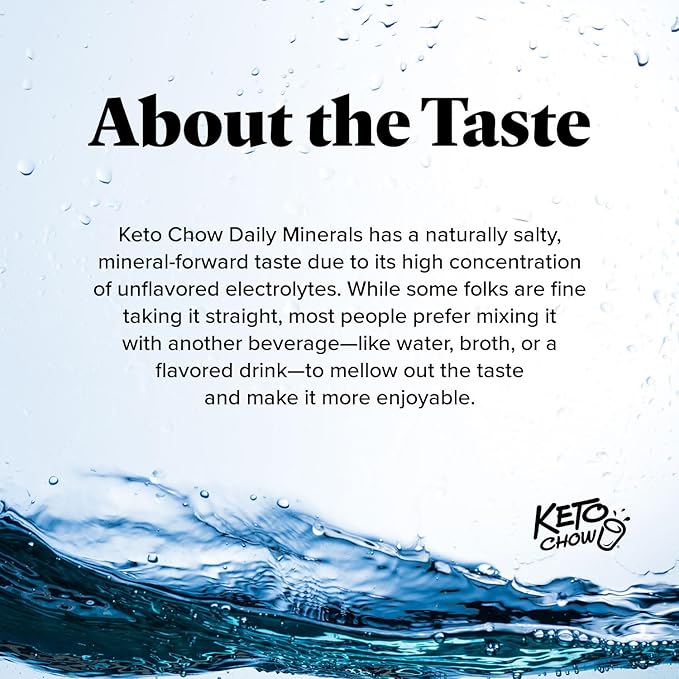 Keto Chow Ionic Magnesium Chloride Supplement Drops | Provides Magnesium, Eletrolytes & Trace Minerals The Body Needs | Sourced from Utah's Great Salt Lake | On The Go Container | 24ml Pocket Flask