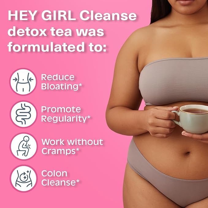 Detox Tea for Bloated Belly & Digestion | Loose Leaf Herbal Tea | Body and Colon Cleanse with Milk Thistle, Burdock Root, Senna Leaf | Digestive & Flat Tummy Tea | Natural Laxative