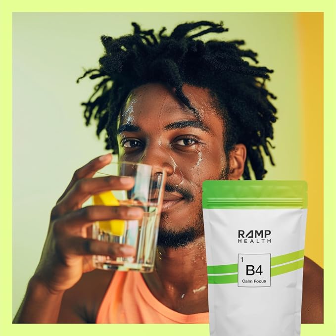 B4 - Supplement - Available in 6 Flavors - L-Theanine, Lemon Balm Extract, and More - 10 Count (10 Packets, Citrus Smooth)