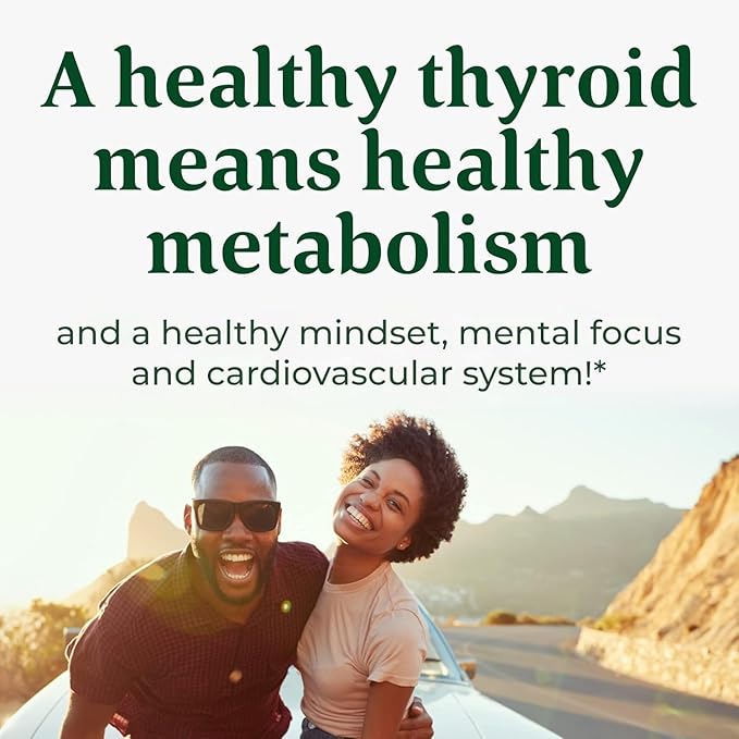 MegaFood Thyroid Strength - Mineral Supplement- Thyroid Support for Women with Ashwagandha, Zinc, Selenium, Copper, Iodine & L-Tyrosine - 90 Tabs (45 Servings)