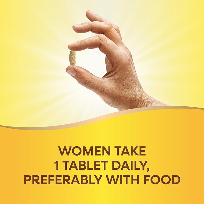 Nature’s Way Alive! Vitamins for Women 50 Plus, Complete Multivitamin, High Potency Formula, with Methylated B12, Gluten-Free, 150 Tablets