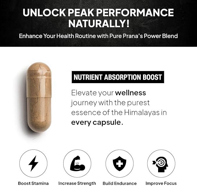 Pure Himalayan Shilajit Capsules for Men with Ashwagandha, Gokshura & Safed Musli - Extra Strength Organic Shilajit and Ashwagandha Supplement - Tribulus (Gokshura) for Men's Vitality