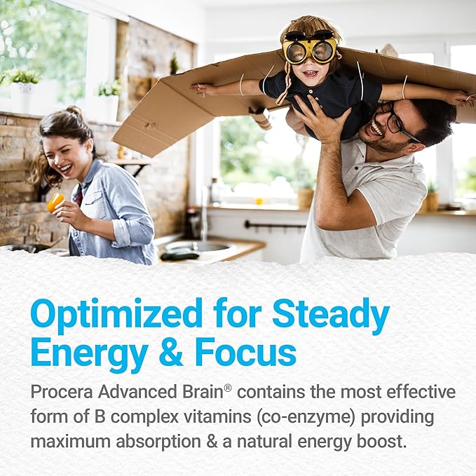 Advanced Brain - Fast Acting - Ingredients Supported by 100+ Studies - Improve Memory, Recall - Concentration - Clears Fog - Mental Clarity - Slows Cognitive Decline - 60 Count