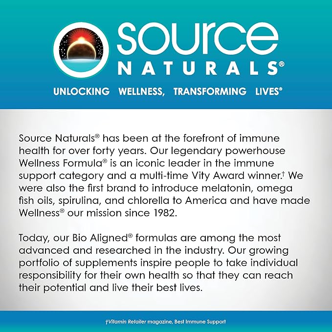 Source Naturals L-Tryptophan with Coenzyme B-6 500mg - 60 Tablets
