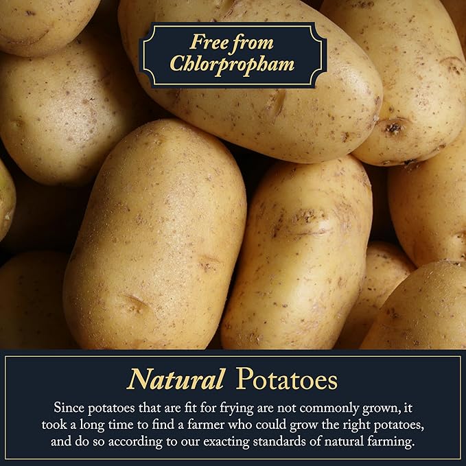 Vandy Crisps Potato Chips - Seed Oil Free Snacks - Gluten Free Potato Chip - Made with Potatoes, Grass-Fed Beef Tallow, Sea Salt, & French Onion Blend - 6 Pack, 5 Ounce Each (French Onion)
