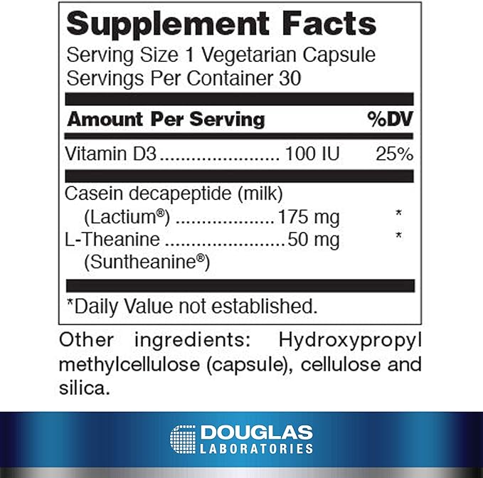 Douglas Laboratories Sereniten Plus | Supports Metabolism, Stress Management, Sleep, and Cortisol Regulation | 30 Capsules