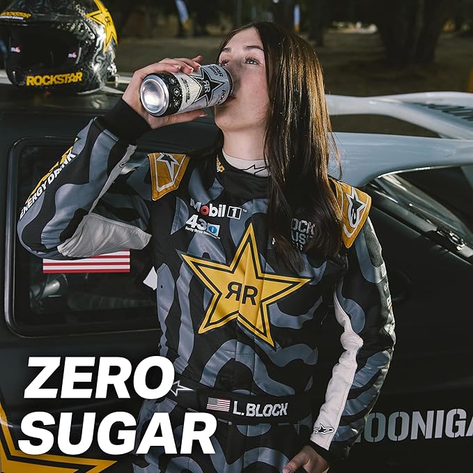 Rockstar Pure Zero Energy Drink,4 Flavor Pure Zero Variety Pack, 0 Sugar, with Caffeine and Taurine, 16oz Cans (12 Pack) (Packaging May Vary)