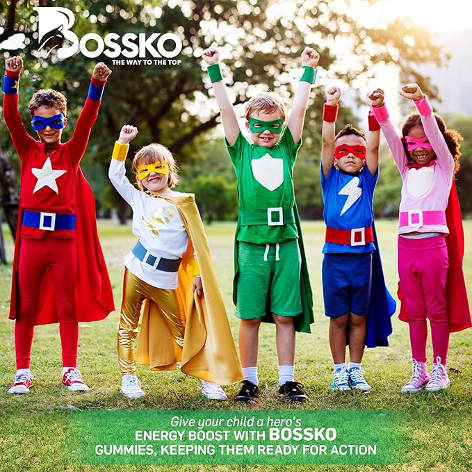 Bossko Sulforaphane Gummies with Omega-3 โ Broccoli Sprout Extract, EPA/DHA & Antioxidants โ Cellular Health & Mood Support โ 90 Vegan Gummies โ Mixed Berry Flavors โ Sugar-Free