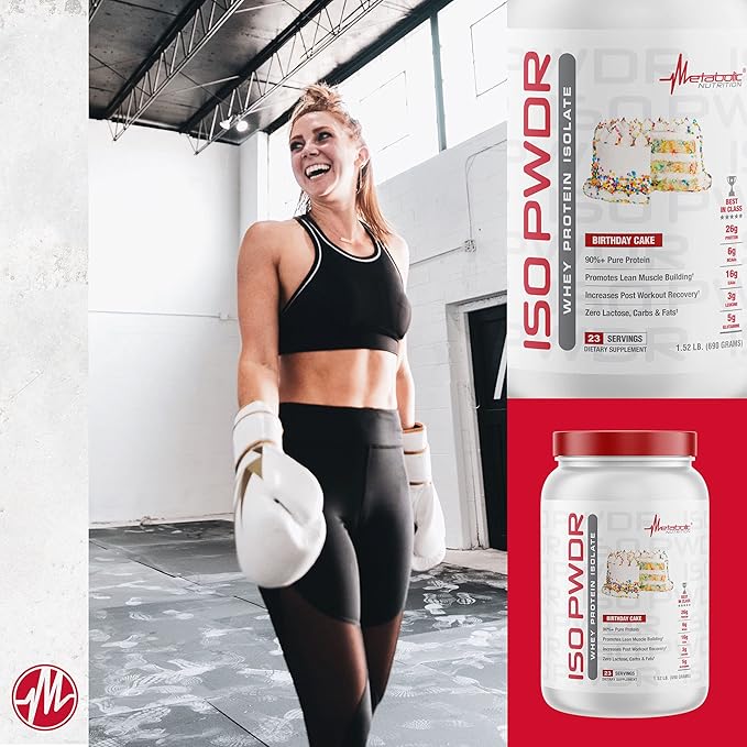 Metabolic Nutrition Whey Protein Isolate ISO PWDR Butter Pecan Cookie, 1.54lb, 23 Servings, 26g Protein, Fast Digesting, Zero Carbs, Delicious Flavor, Very Low Carbs & Fat, Zero Lactose