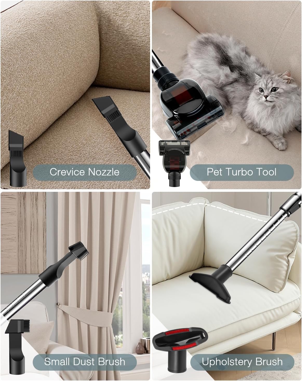 Zefiro Canister Vacuum Cleaner, Bagless Canister Vacuum for Home, Powerful Suction, Auto Cord Rewind, HEPA Filter, Corded Vacuum for Hard Floors, Carpet, Pet Hair, Apartment/Rental Friendly(Purple)