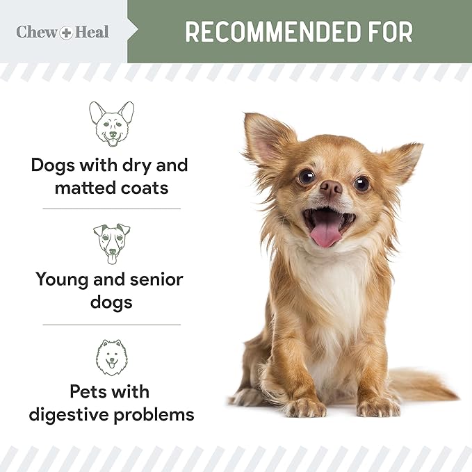 All in 1 Dog Vitamins and Supplements, 120 Soft Chew Multivitamins with Glucosamine, Probiotics, Omega Fish Oil -for Skin, Coat, Hip, Joint & Gut Health -Senior, Puppy, Large & Small Dogs