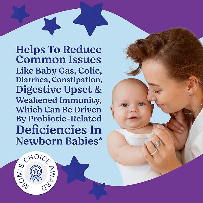 LOVEBUG Award Winning USDA Organic Probiotic for Babies | Multi-Strain 4 Billion CFU | Easy-to-Take Powder | Sugar Free | Ages 6-12 Months | 60 Packets
