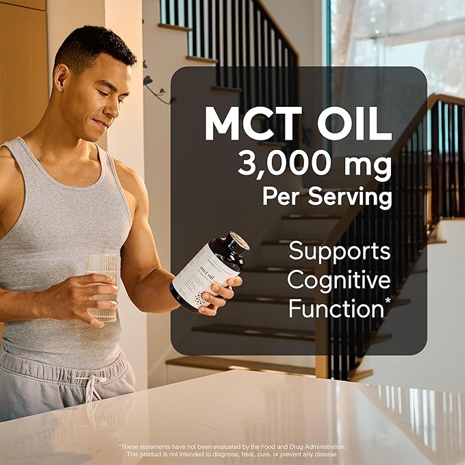 SMARTERNUTRITION MCT Oil Capsules C8 and C10 - Ketogenic Fuel for Brain & Body, Sustained Energy - from Cold-Pressed Coconut, Palm & Gluten-Free, Non-GMO - 90 Count - 30-Day Supply
