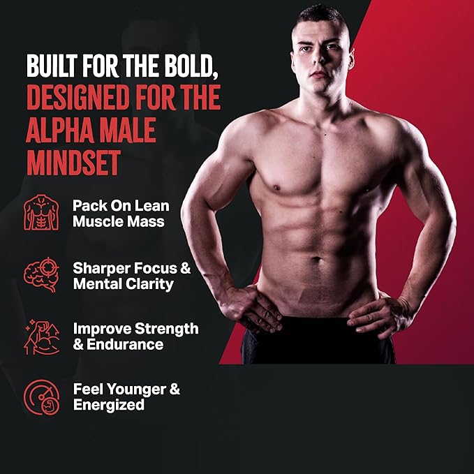 Horny Goat Weed + 9 Ingredients - Pills for Men with Fast Acting Blood for Performance | Build Muscle, Assist Energy | 9 Strategic Backed Ingredients | 3rd Party Tested Supplement - 60 Pills