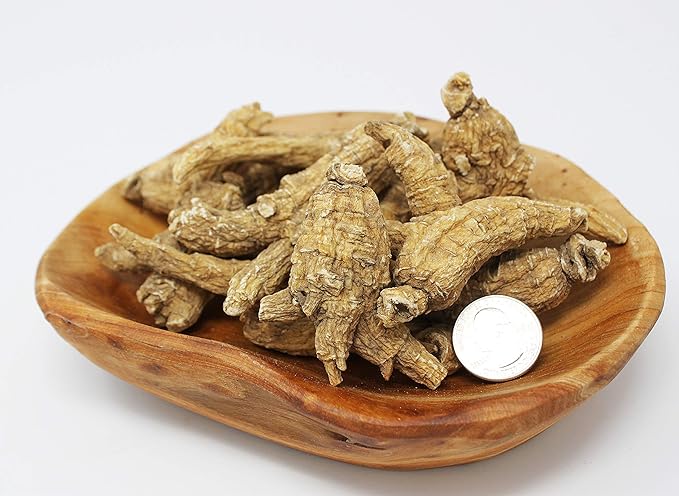 DOL Hand-Selected American Wisconsin Farmed Ginseng Root Medium&Large 美国威斯康辛州 长枝西洋参 花旗参 | Cultivated Wisconsin American Ginseng (Large 8oz/Box)