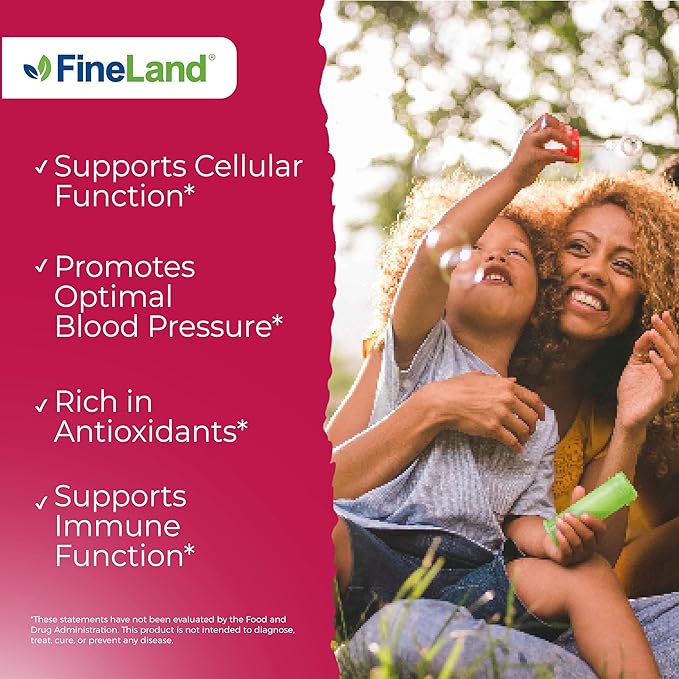 FineLand Pomegranate Extract 20:1, 8,000 mg Equivalent per Serving, 40% Ellagic Acid Standardized, Antioxidant Supplement for Cellular & DNA Health, 120 Veg Capsules, 4-Month Supply