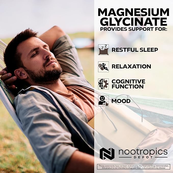 Magnesium Glycinate Capsules | 360 Count | Mineral Supplement | Magnesium Supplement | Supports Heart, Muscle, Nerve, and Bone Health