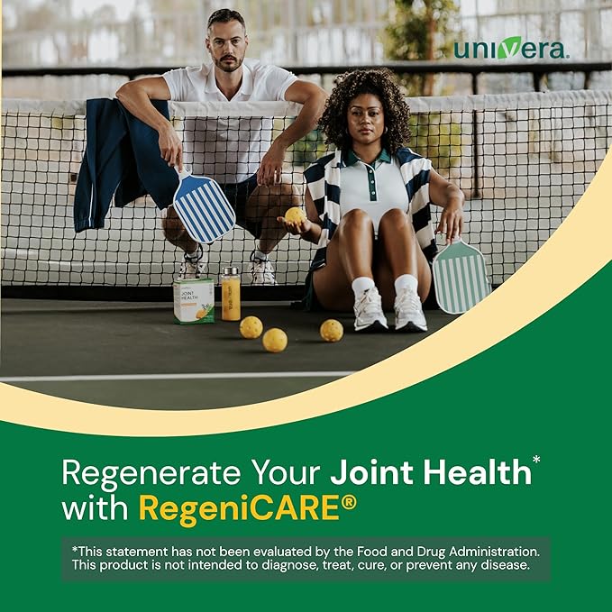 Univera RegeniCARE, Glucosamine, Chondroitin, MSM, Univestin, Joint Health, Joint Support, Easy to Carry (30ct, 7g Individual Packets)