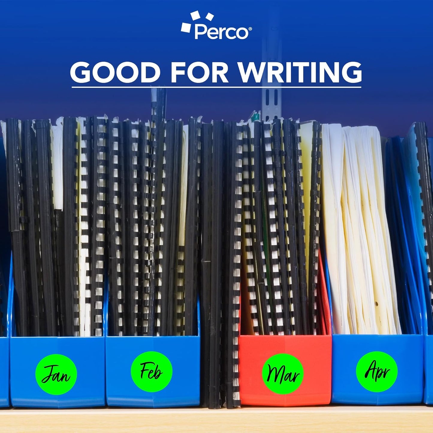 Perco Fluorescent Green 2-Inch Perforated Circle Dot Sticker Labels — 250 Round Stickers Per Roll — with Permanent Adhesive for Organizing, Color Coding, Bin Labeling, Packaging Alerts — Made in USA