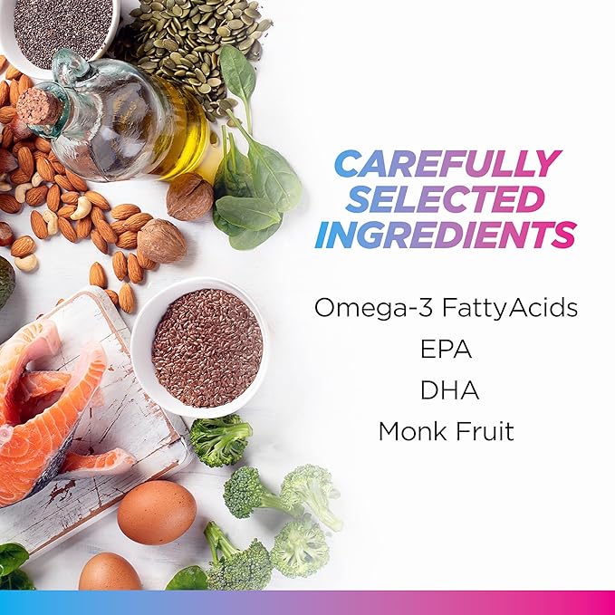 Livingood Daily Liquid Omega 3 Fish Oil, EPA & DHA Supplement with Monk Fruit & Orange Flavor, Supports Heart, Joint & Brain Health, Fish Oil for Men & Women, Non GMO, Gluten Free, 200 ML, 40 Servings